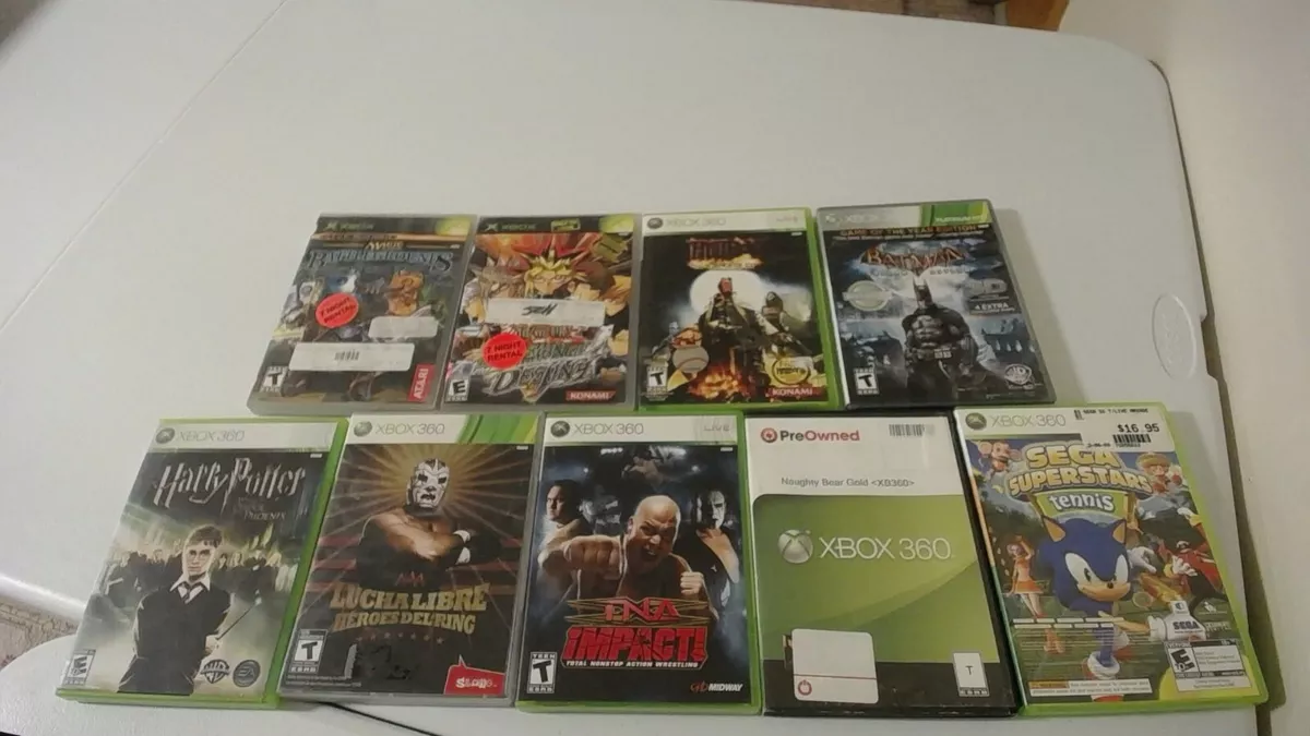 Buy the Bundle of 8 Assorted Xbox 360 Video Games