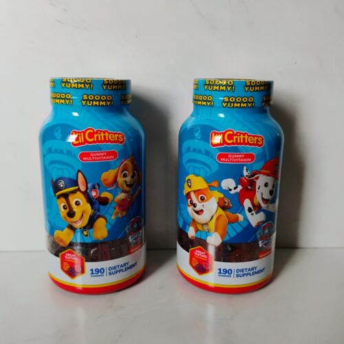 Lil Critters Paw Patrol Multivitamin 190 Gummies Natural Fruit Flavors exp 2026