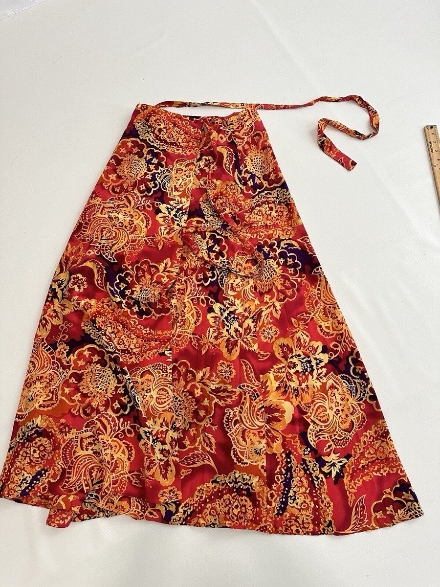 Italy製 paisley pattern long skirt Sunni Rosalia Paisley Midi Skirts - Black | O'Neill