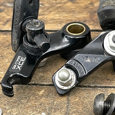 Jeu de freins vintage Dia Compe étriers en porte-à-faux forgés XCE VTT noir | eBay