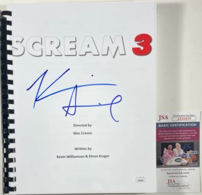Kevin Smith Signed Scream 3 Complete Movie Script Autograph Silent Bob ...