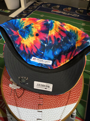 Seattle Seahawks NFL Crucial Catch Tie-Dye Fitted Hat Cap  display picture 1