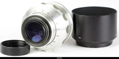 Carl Zeiss Jena BIOTAR Lens f/1.5 75mm Red T Silver 10-BLADES