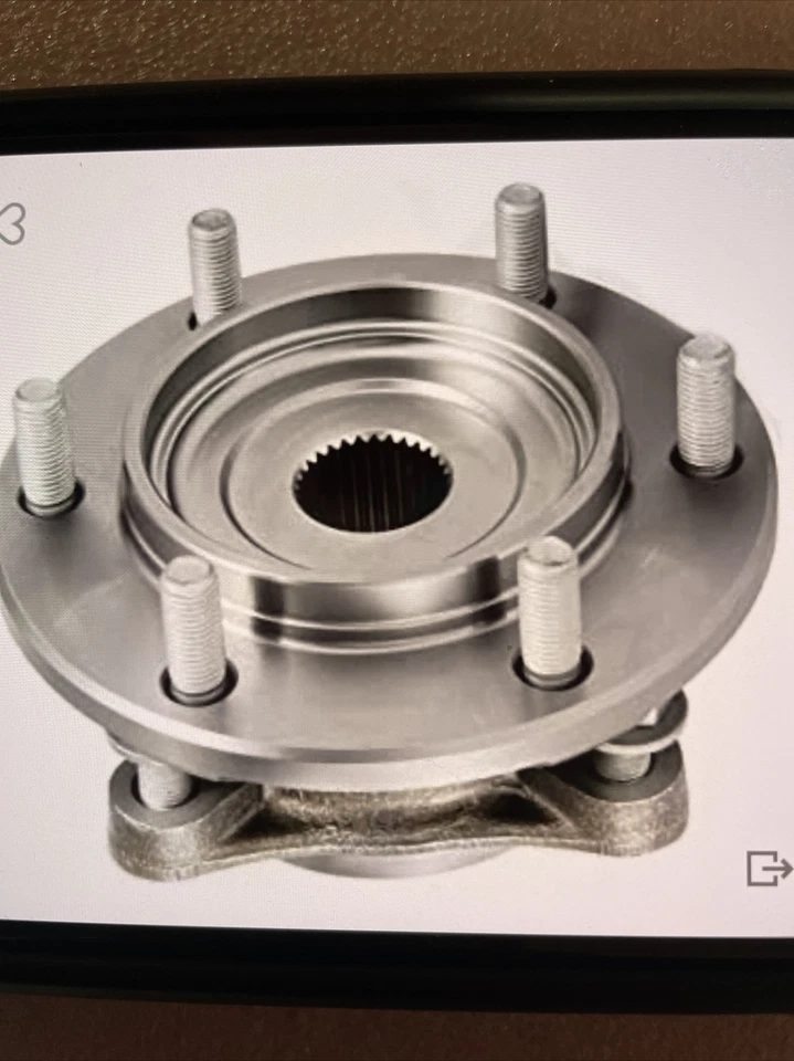 Nuevo conjunto de cojinete y buje de rueda delantera 4x4 950-001 515040 Lexus Gx460 Gx470 Foto 3 de 4