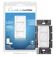 Lutron Caseta Smart Dimmer Switch (PD-6WCL-WH-R)