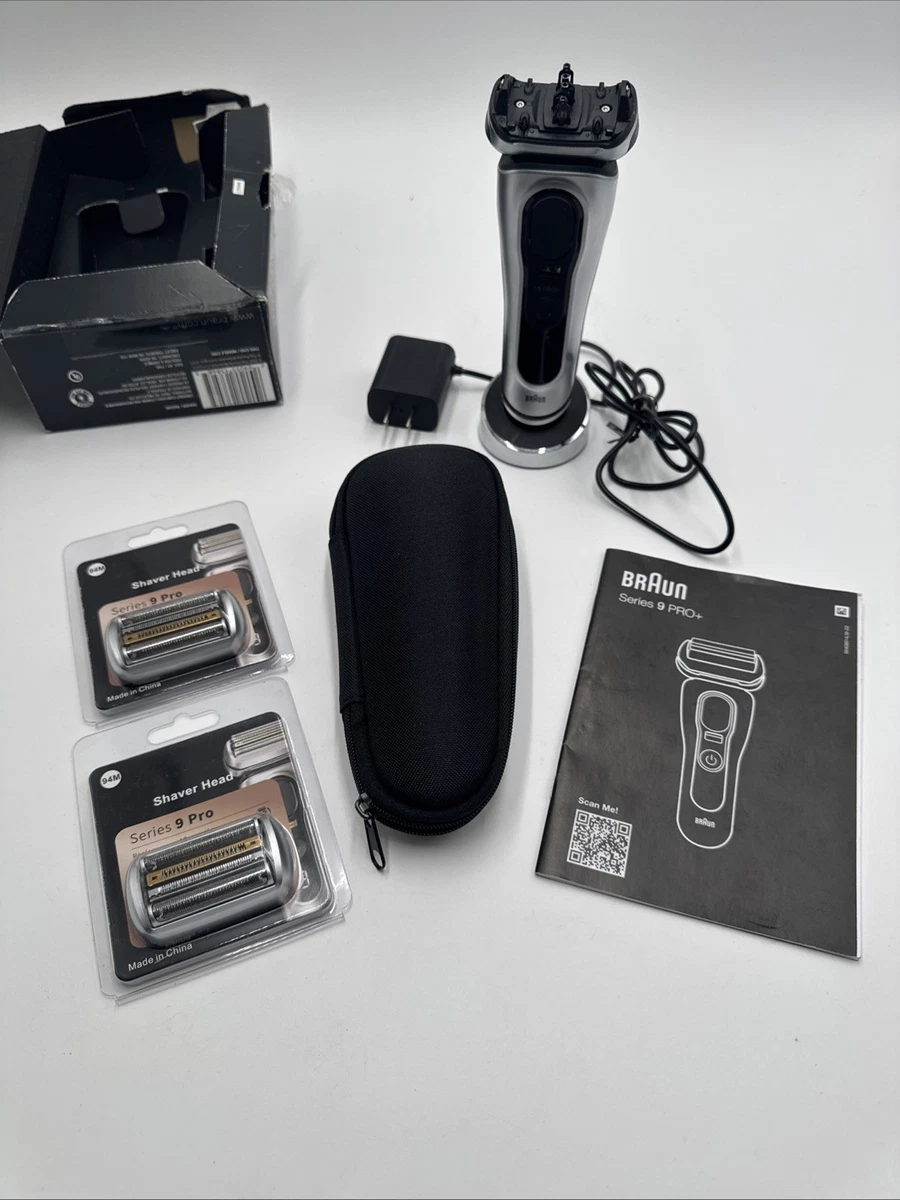 Braun Series 9 Pro Plus 9517s Electric Shaver with Case - 2 New