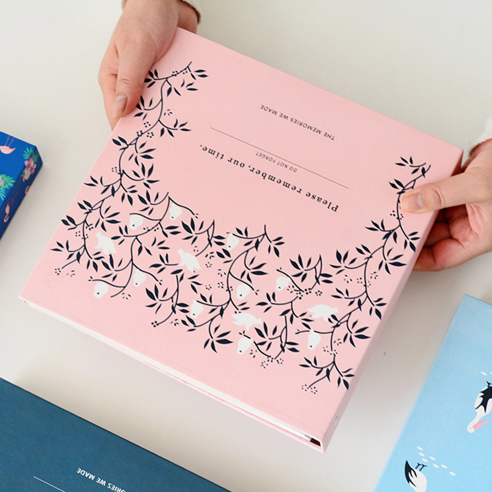 Loose-leaf Adsorption Album Self-adhesive Album DIY Album Album Pink Sparrow
