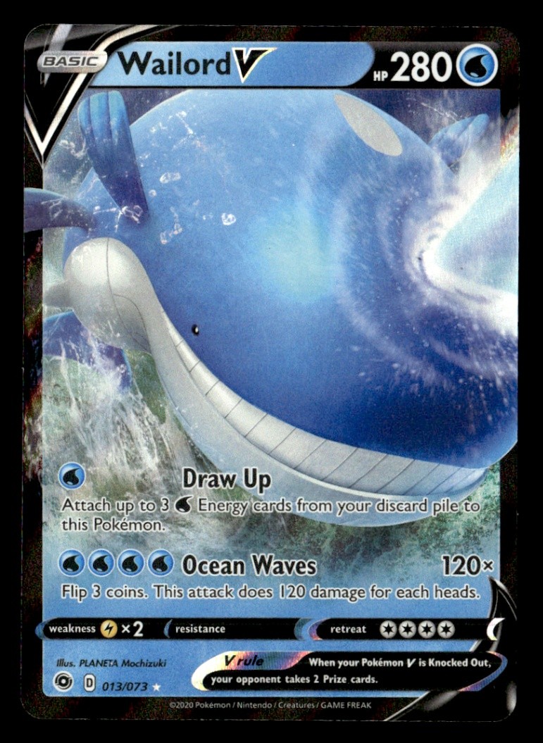 Wailord V Ultra Rare Champion's Path 13/73 NM Pokémon TCG