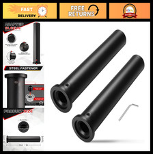 Funda adaptadora olímpica - Convertir postes de placa de peso de 1" a 2" - Par para uso en gimnasio