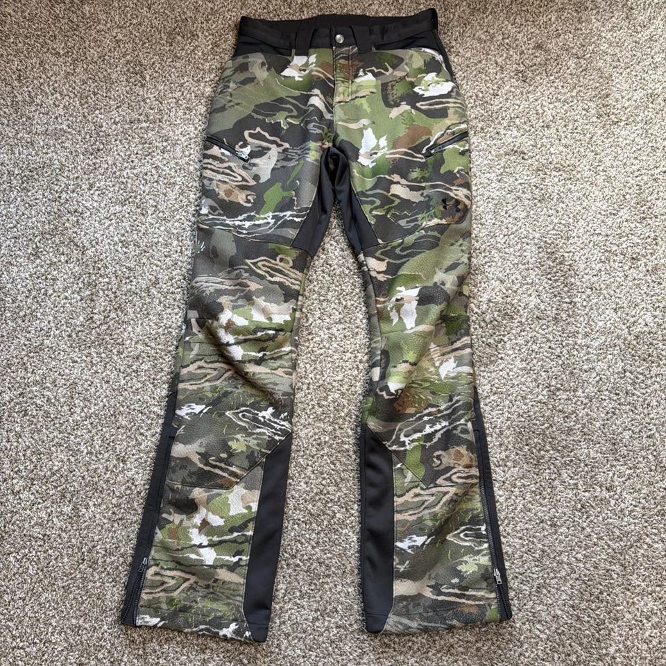 Pantalones de vellón Under Armour Stealth para hombre 30x34 caza UA Cold Gear Foto 4 de 4