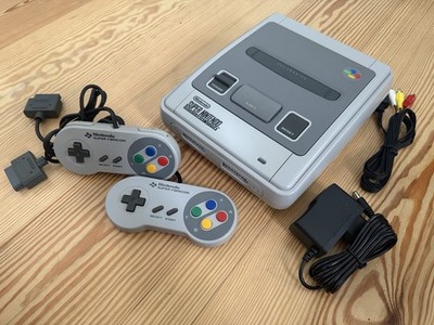 Super Nintendo SNES Konsole PAL,  2x Controller | Gewartet | Top Zustand | Grau
