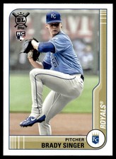 2021 Topps Big League Brady Singer RC RC Kansas City Royals #113