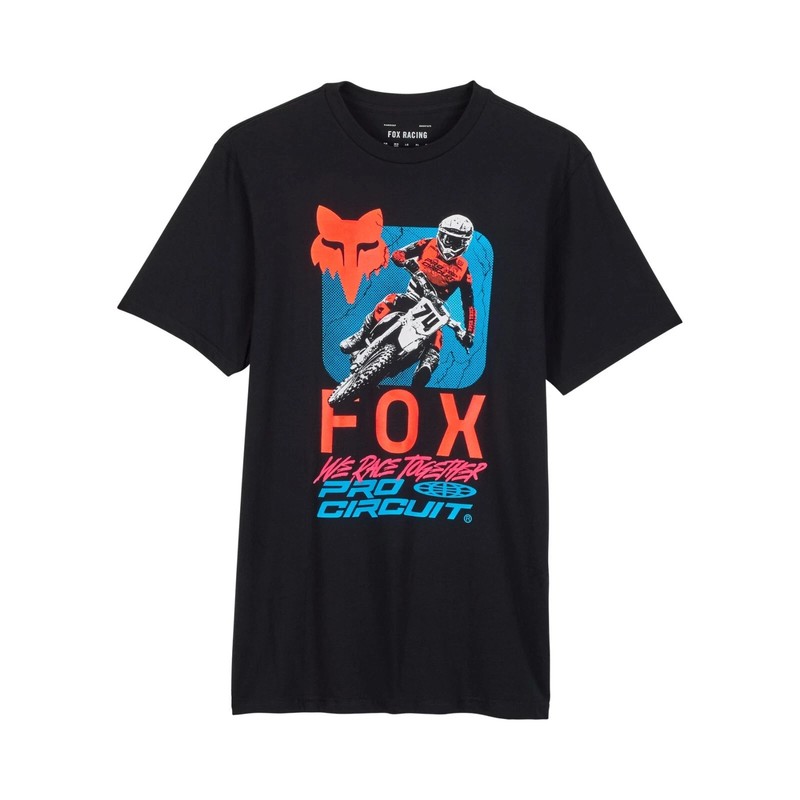 Fox Racing Pro Circuit SS Short Sleeve Premium Tee / T shirt Black 32001 Med