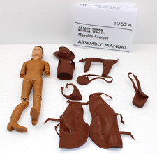 Marx Johnny West Jamie West in Played Condition w/ a few Accessories 145 Parts