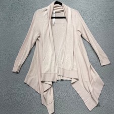 Lululemon Cardigan Womens XS/S Light Pink Draped Cashmere Blend Minimalist