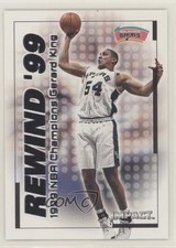 1999-00 Skybox Impact Rewind '99 Gerard King #9RN 0x1