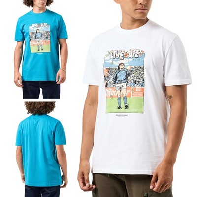 Weekend Offender Opus Grafik Herren T-Shirt Kurzarm Rundhals Baumwolle Tee Oberteil