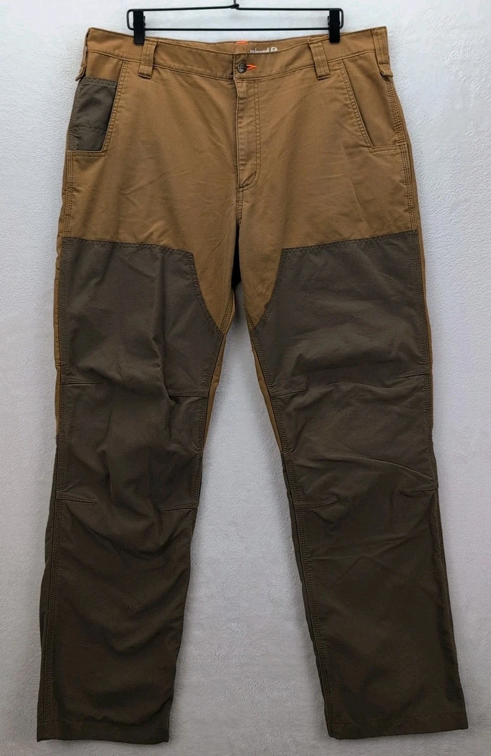 Carhartt Relaxed Fit Double Knee Hunting Work Brush Pants Dungaree Men's 40 x 34