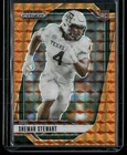 2025 Panini Prizm Draft Picks Football Orange Finite Shemar Stewart #132