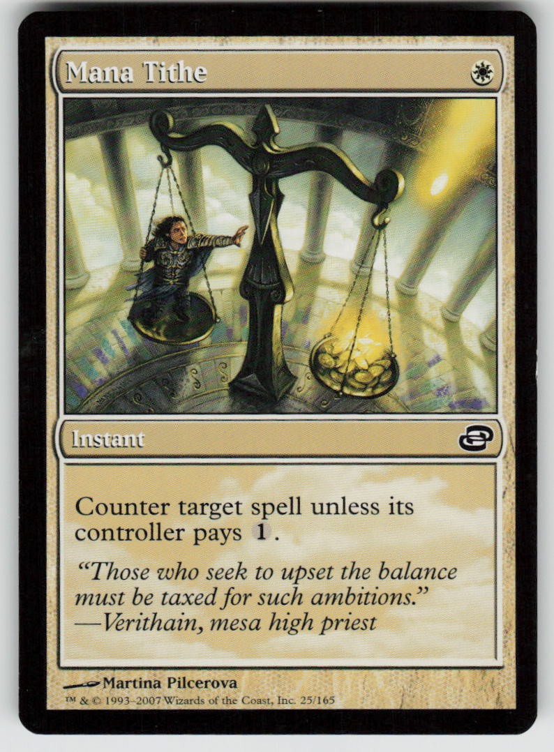 Mana Tithe 25 Common Planar Chaos Magic: The Gathering Near Mint