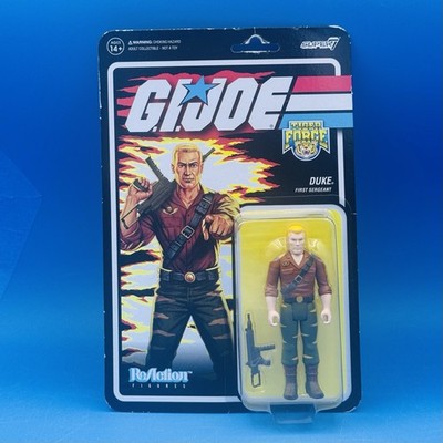 Super7 GI Joe Tiger Force Duke ReAction Figure 3.75  1:18 New/Sealed