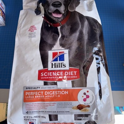 Hill's Science Diet Adult 1-5 Perfect Digestion Large Breed Dry Dog Food 22lb