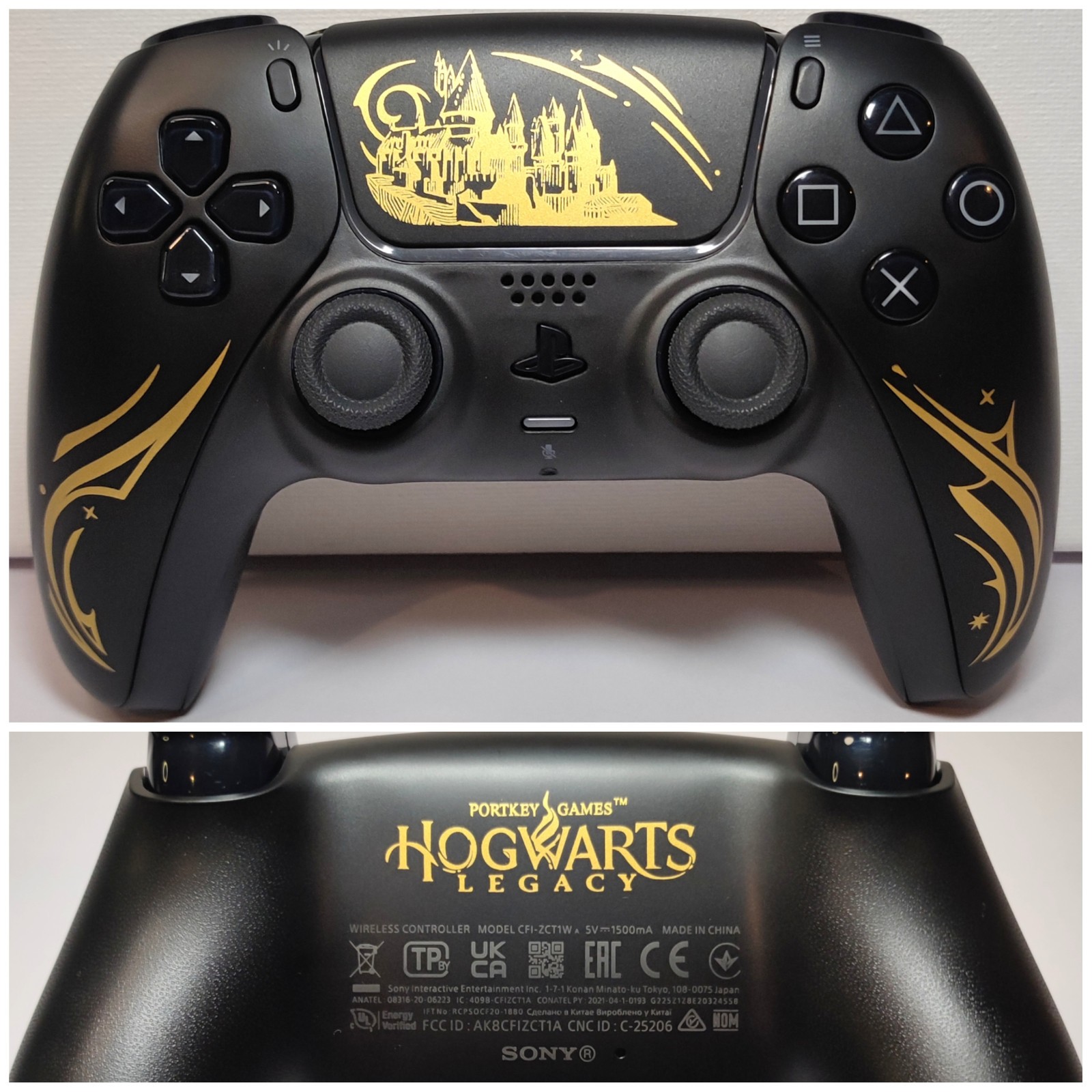 Sony DualSense PS5 Controller Hogwarts Legacy *MINT* With Anti-Drift TMR Sticks