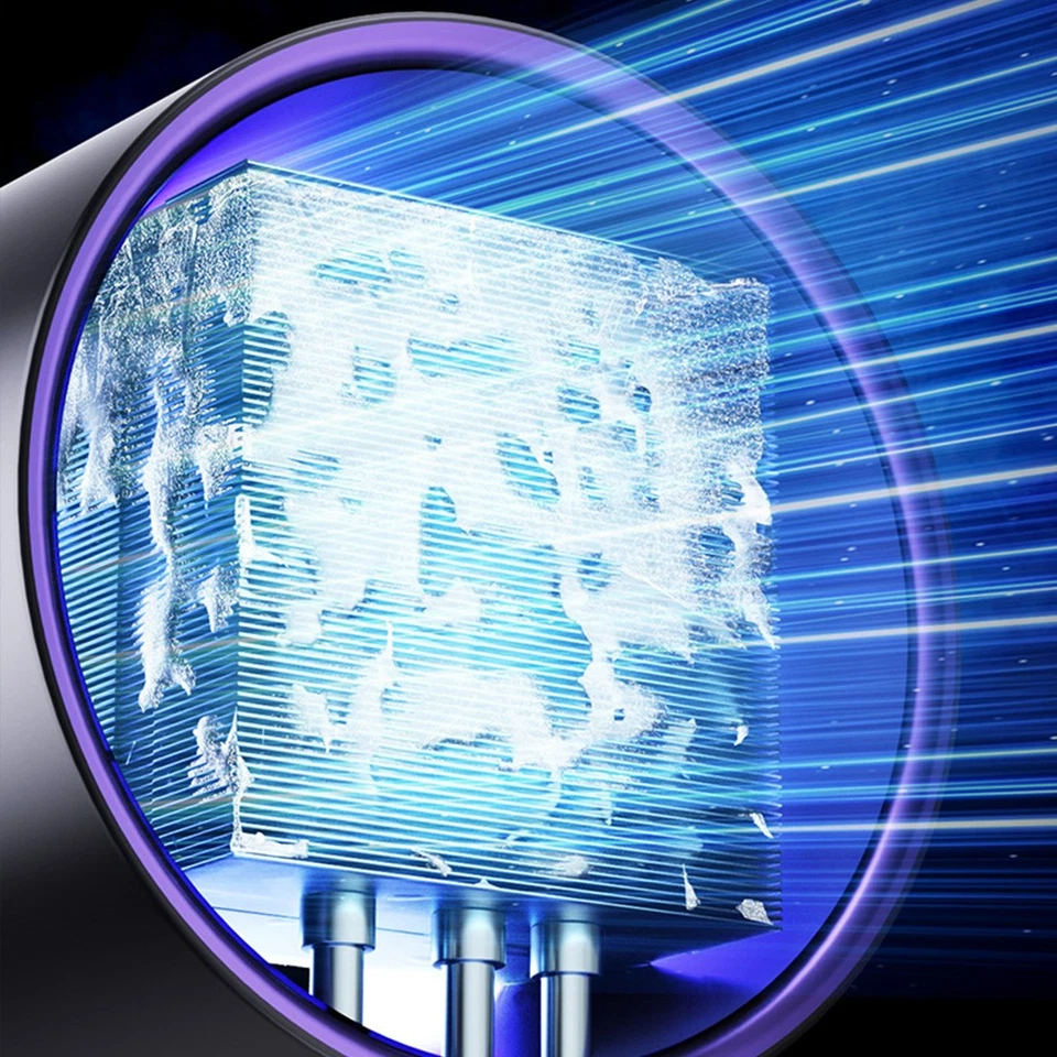 Portable Mini Fan With Silent Built-in 4000 Mah Polymer Battery - image 3 of 4