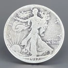 1917-S Walking Liberty Half Dollar, Reverse MM Key Date NICE WALKING HALF