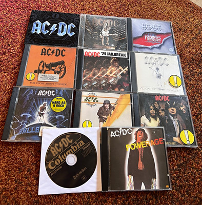 AC/DC   CD Sammlung | Black Ice, Back In Black, Powerage | Hard Rock
