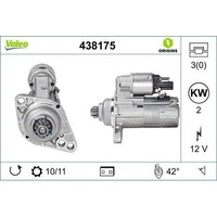Starter Valeo 438175 Valeo Origins New Oe Technologie FüR Audi Seat Skoda VW