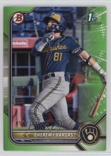 2022 Bowman Prospects Neon Green Border 57/399 Jheremy Vargas #BP-144 0q3