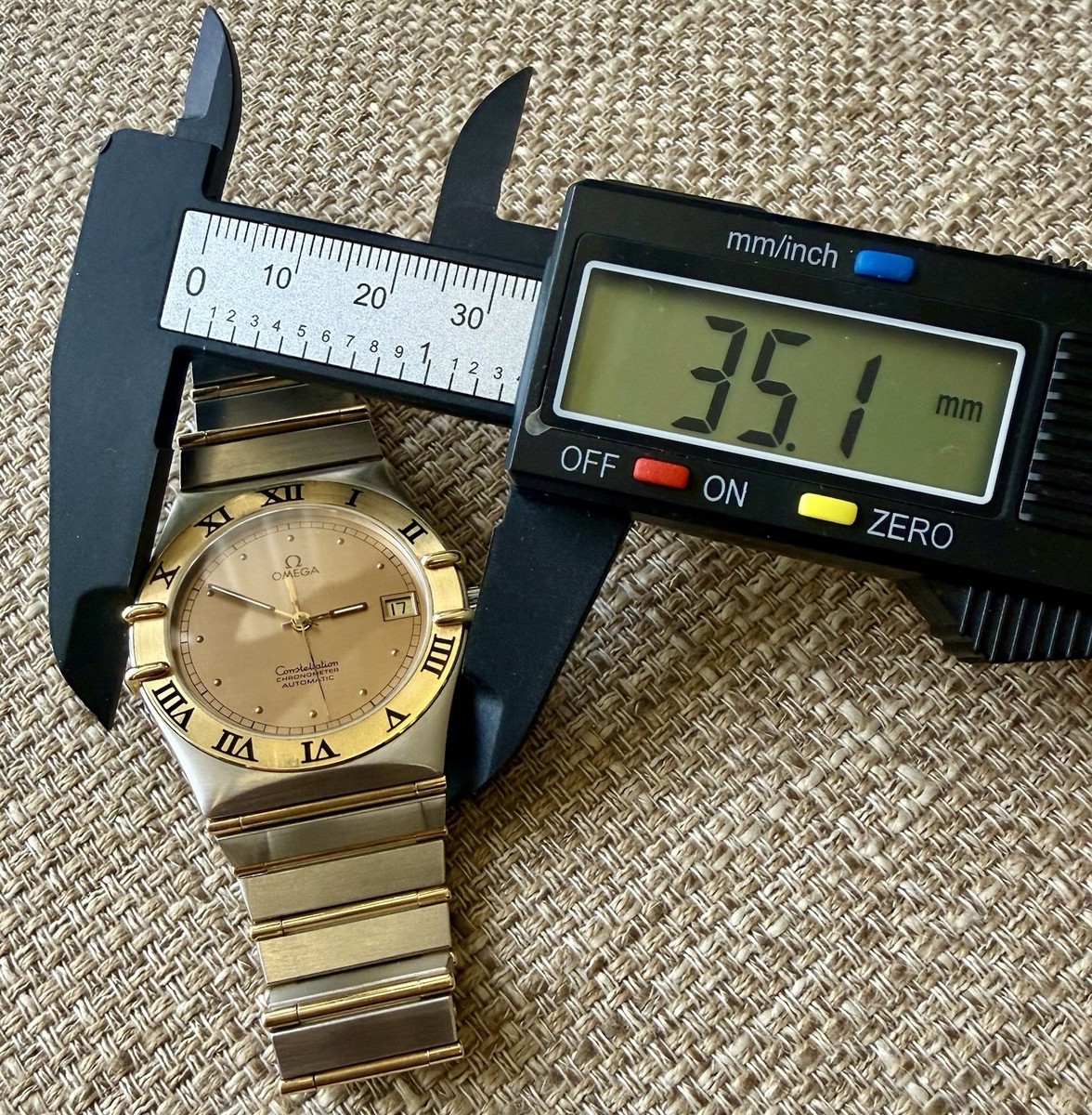Ω ⌚✨ Omega Constellation 18K Gold Steel Oman 🇴🇲 Khanjar