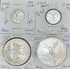 2011 .999 Silver Mexican Libertad 1 oz & 1968 25 Pesos AU Silver Coins + 1/10 oz — photo 2