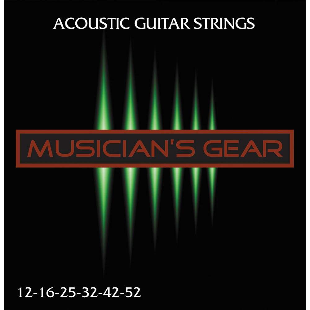 Струны для акустической гитары Musicians Gear Acoustic 12 8020 Бронзовые 2190₽