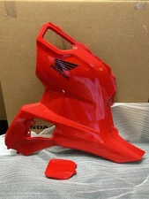 14-25 Honda RANCHER 420 SIDE COVER LEFT RED  PANEL FOURTRAX OEM 🔥FASTSHIP🔥
