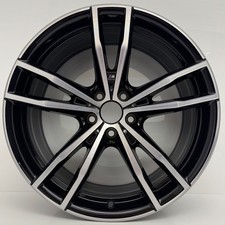 REFURBISHED BMW 3 SERIES 19" FRONT ALLOY WHEEL RIM DIAMOND CUT BLACK 8090094 320