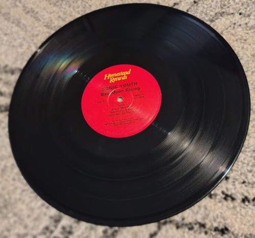 Sonic Youth - 'Bad Moon Rising' LP VINYL (1985) First Pressing- US Red Labels NM - Picture 21 of 23