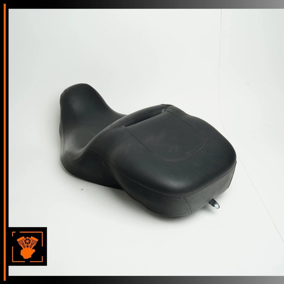 09-13 Harley Electra Glide motorista passageiro assento duplo selim preto 52164-10 fabricante de equipamento original - Imagem 4 de 4
