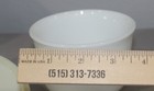 Pyrex White Opal Milk Glass Sugar Bowl w/ Lid, Microwave Safe, Vintage/Retro — photo 3