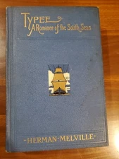 Beautiful 1892 Herman Melville "Typee: A Romance of the South Seas" St. Boltoph
