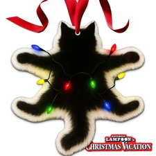 Christmas Vacation Cat Ornament Acrylic Christmas Lights Funny Holiday Gift 703