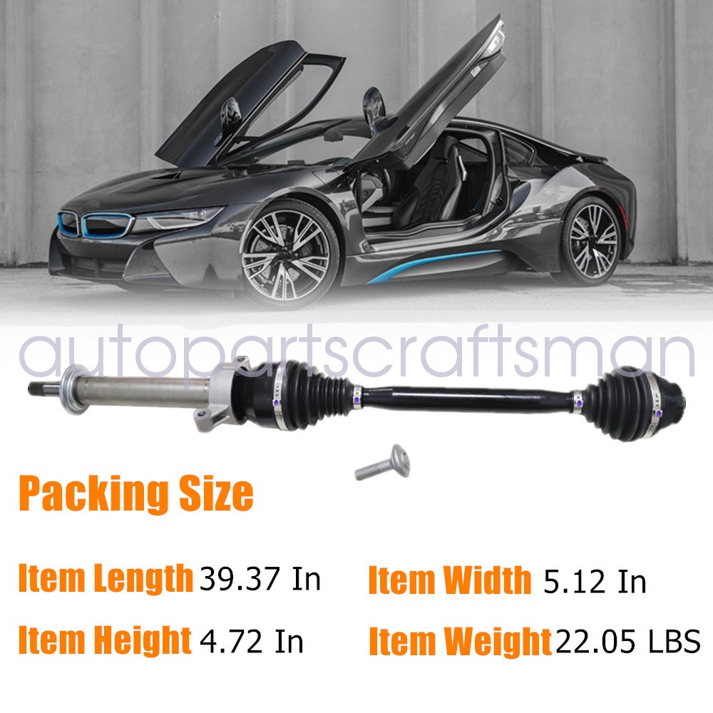 Front Left Driver Side Axle Shaft Assembly for BMW i8 2014-2020 31608611323 New