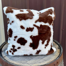 16  x 16  Cow Print Pillow Covrer