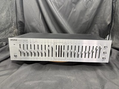 Vintage RISING EQ-10 Graphic Equalizer *Cleaned, Tested, Working Condition*