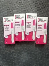 First Response Early Results Pregnancy Test Kit 2 Test Exp 06/2027 (lot Of 4)