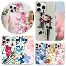 Pretty Flower Style Case Shockproof Cover For iPhone 17 16 Plus 15 14 Pro Max 13