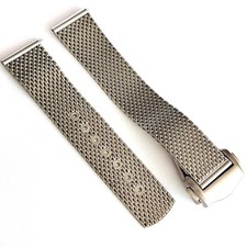 20mm Milanese Mesh Watch Strap Stainless Steel Bracelet For OMEGA Seamaster 300