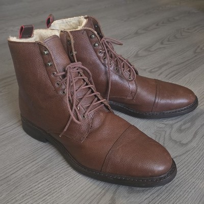 shearling lined dress boots Ladies Chelsea Boot with Shearling Lining