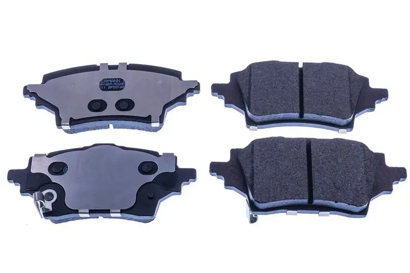 Brake pads Rear Axle B111529 DENCKERMANN for TOYOTA MAZDA